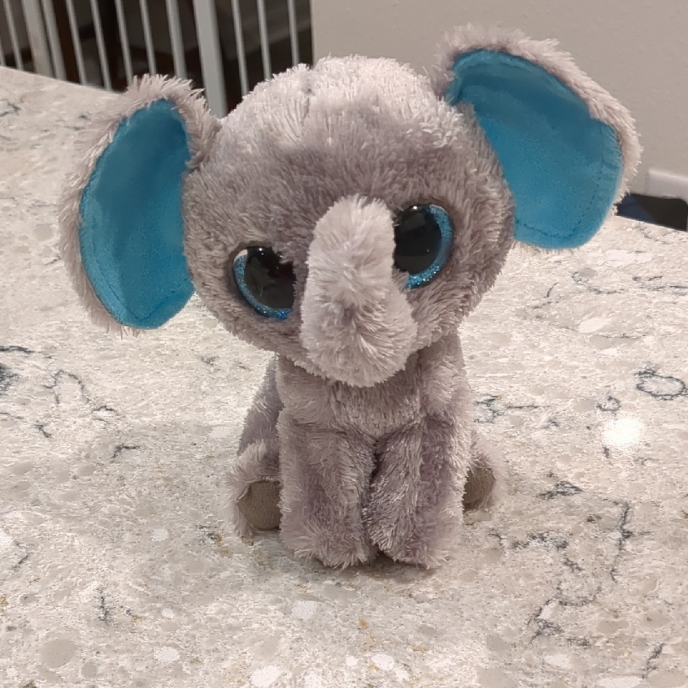 Ty Plush Beanie Baby Peanut The Elephant